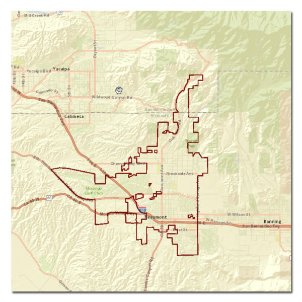 Maps - Beaumont-Cherry Valley Water District